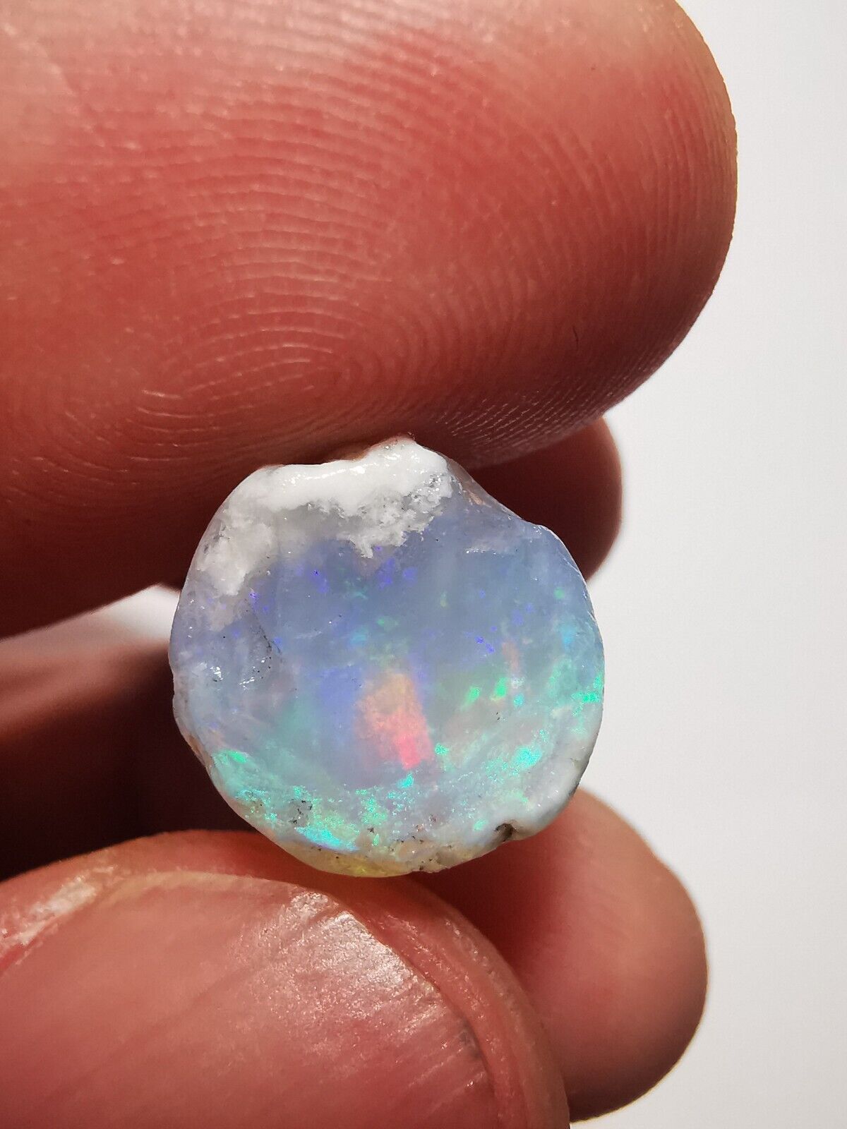 Coober Pedy Opal rough pipe 14ct with Beautiful Colour B1