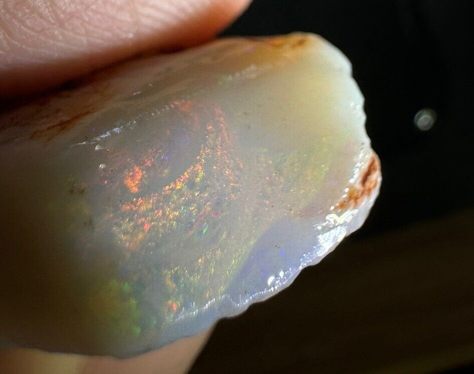 63.5 Carats Solid Rough Coober Pedy Opal Piece with Beautiful Colour B1