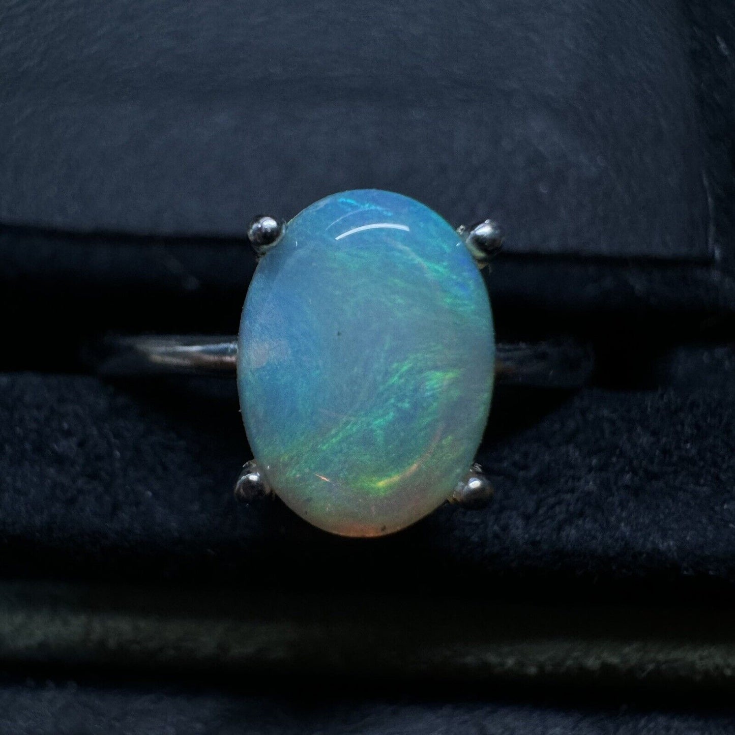 Ring $180 Opal Piece with Beautiful Colour C1-2210