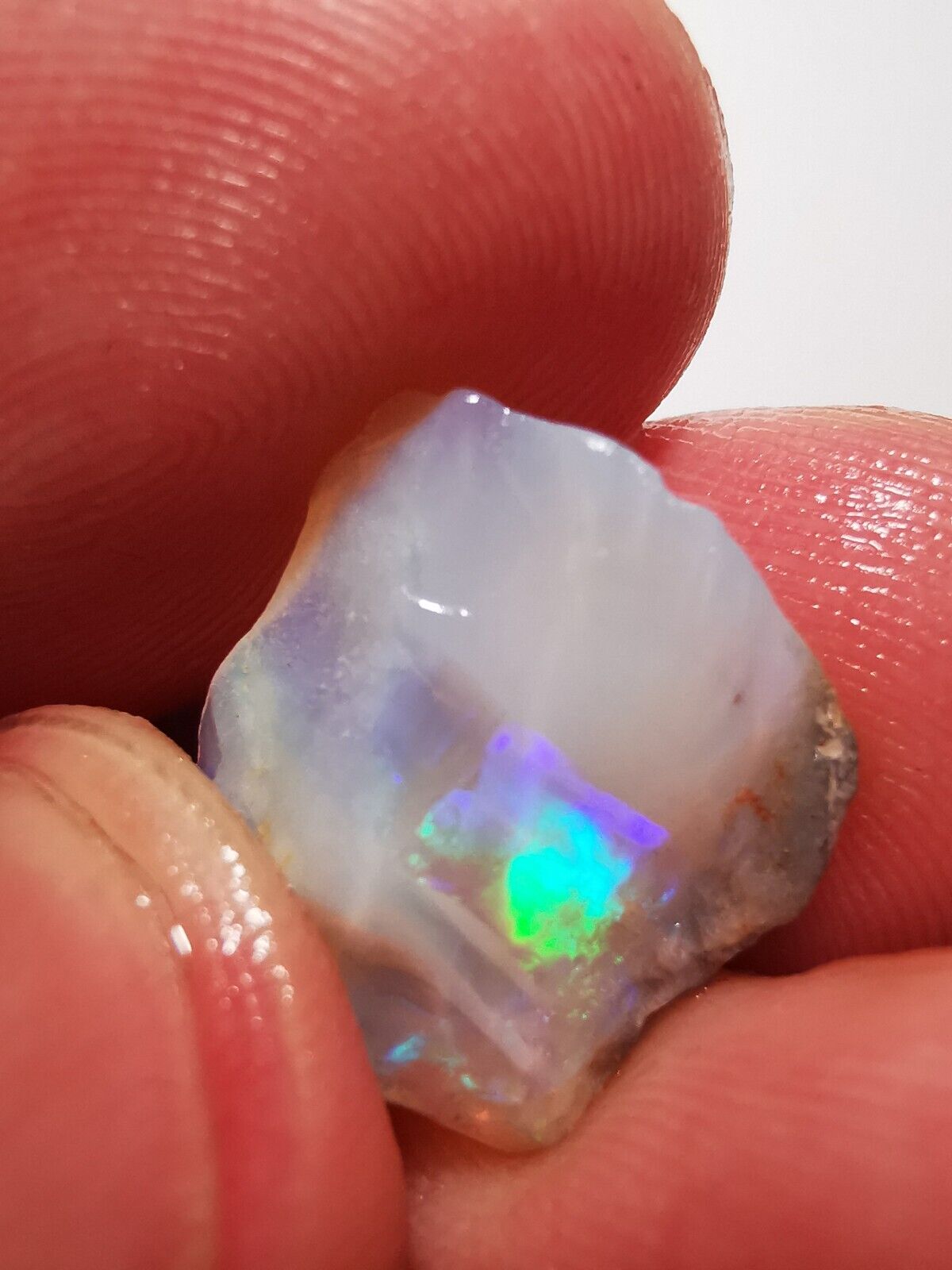 Opal rough Coober Pedy 5.7ct B1 Piece with Beautiful Colour