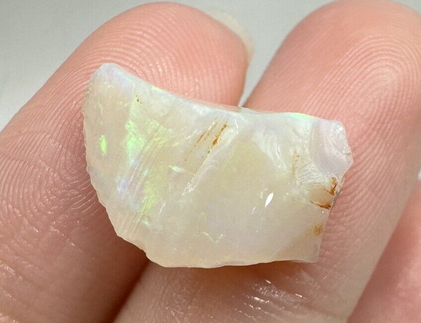 5.9 Carats Solid Rough Coober Pedy Opal Piece with Beautiful Colour