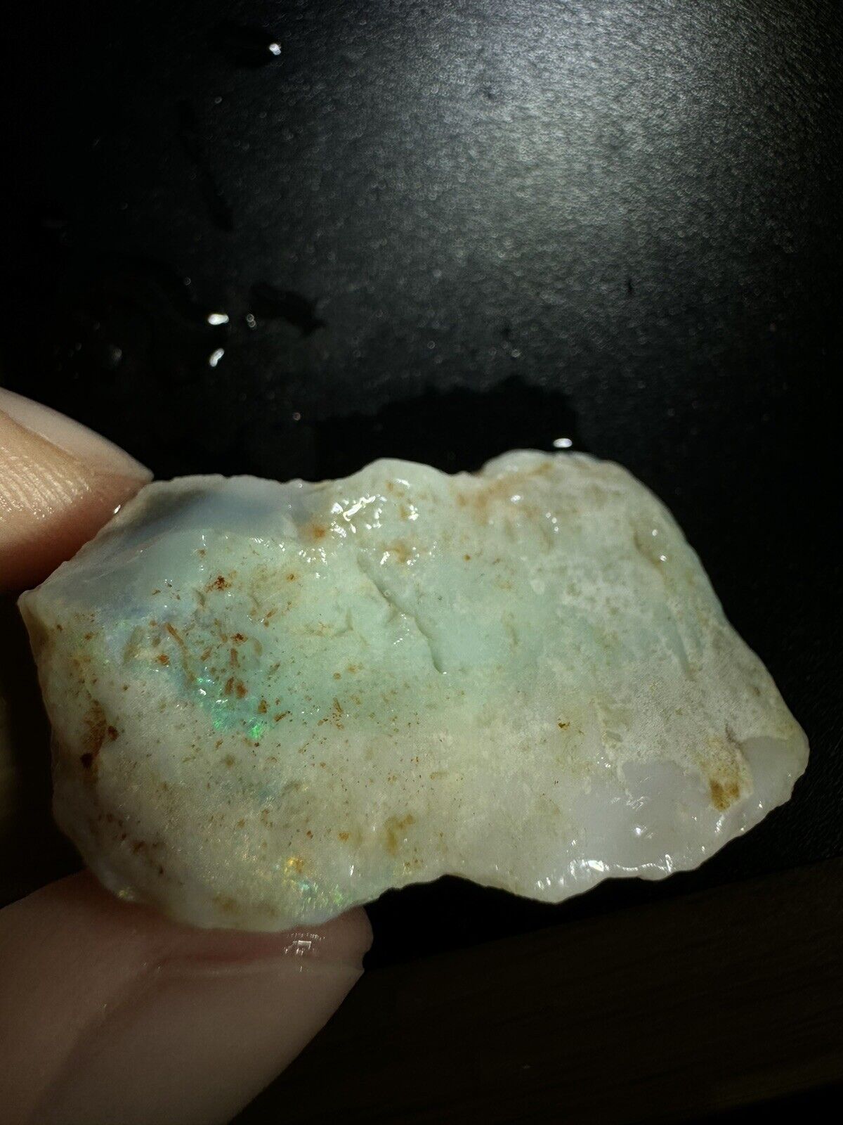 54.8 Carats Solid Rough Coober Pedy Opal Piece with Beautiful Colour B1
