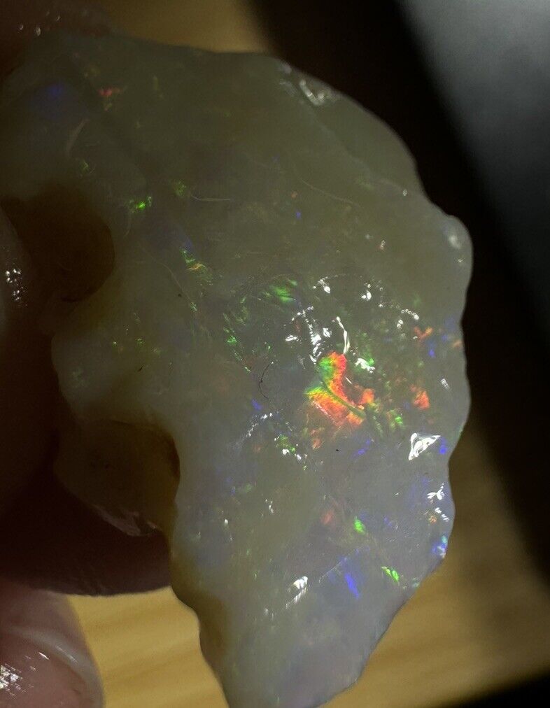 10Carats Solid Rough Coober Pedy Opal Piece with Beautiful Colour MayT