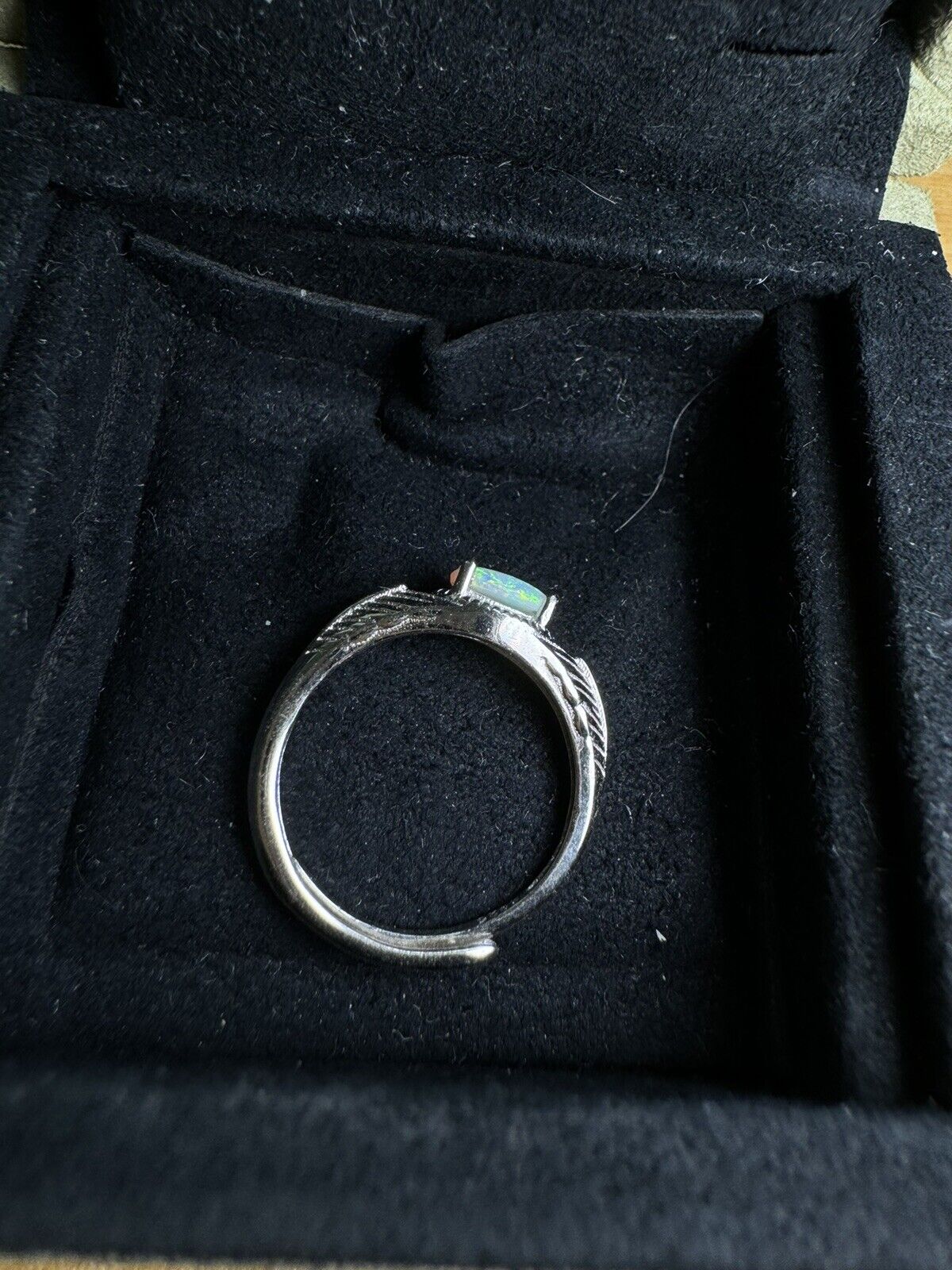Opal Ring No.13 mysteries blue and green