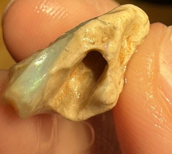 9.15 Carats Solid Rough Coober Pedy Opal Piece with Beautiful Colour B1