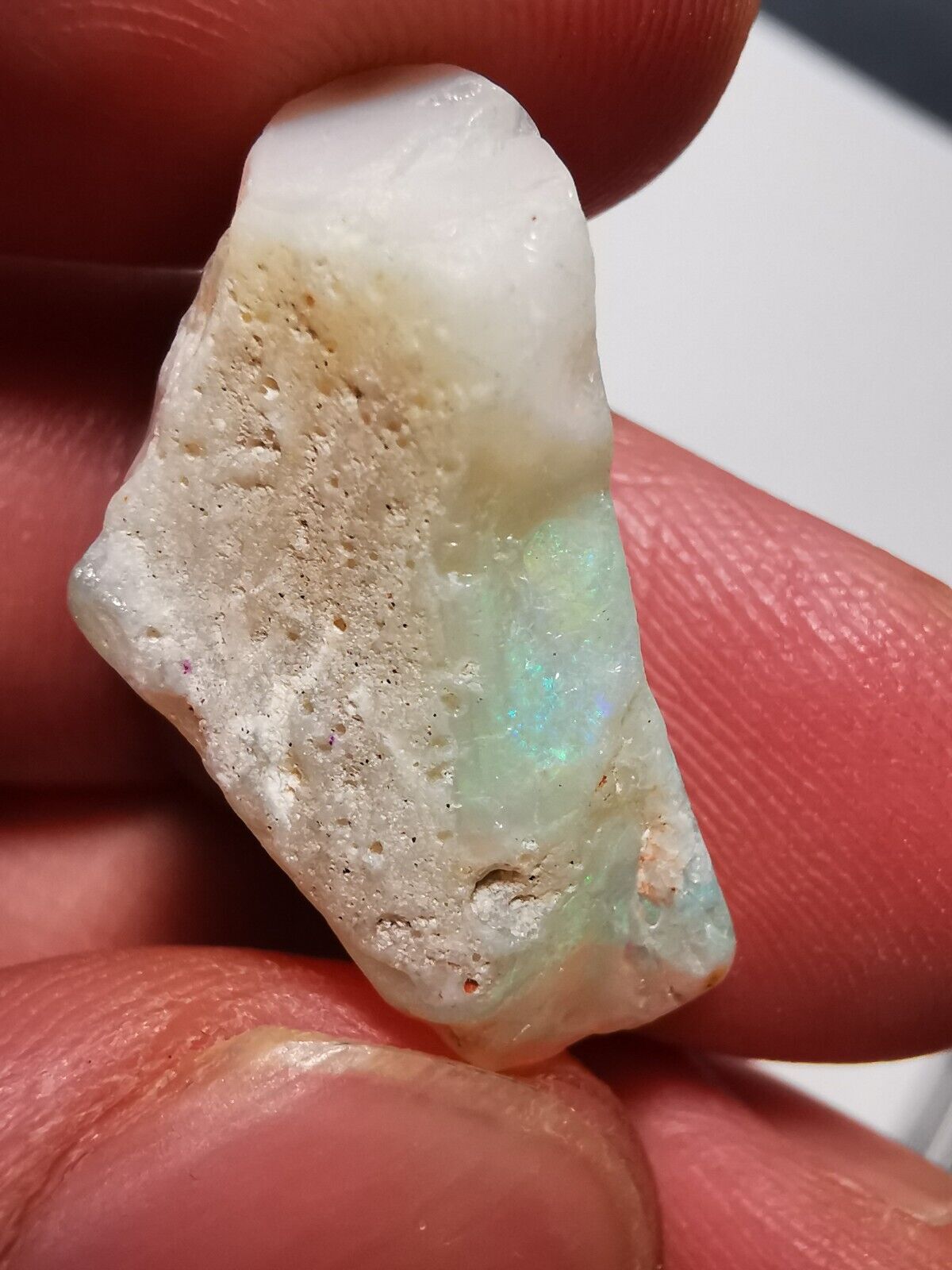 Rough opal Coober Pedy 12.3ct B1 Piece with Beautiful Colour