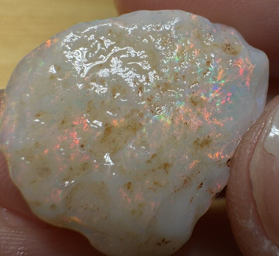 10 Carats Solid Rough Coober Pedy Opal Piece with Beautiful Colour C1