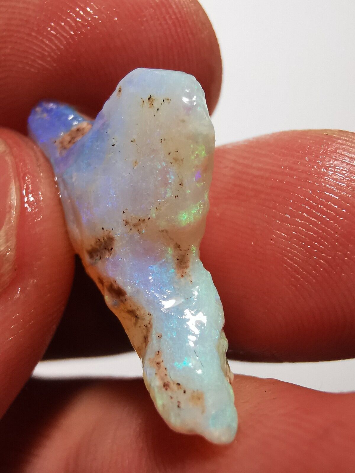 8.45 Carats Solid Rough Coober Pedy Opal Piece with Beautiful Colour B1