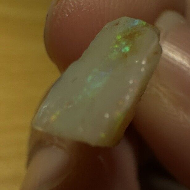 5.7 Carats Solid Rough Coober Pedy Opal Piece with Beautiful Colour C1