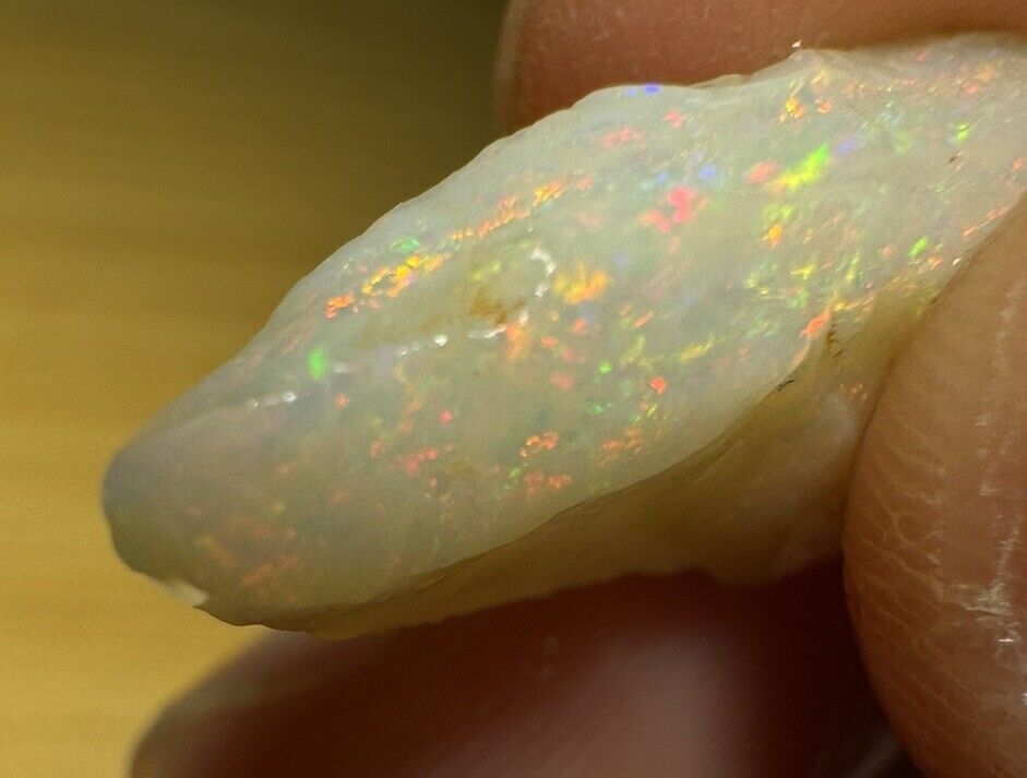 6 Carats Solid Rough Coober Pedy Opal Piece with Beautiful Colour C1