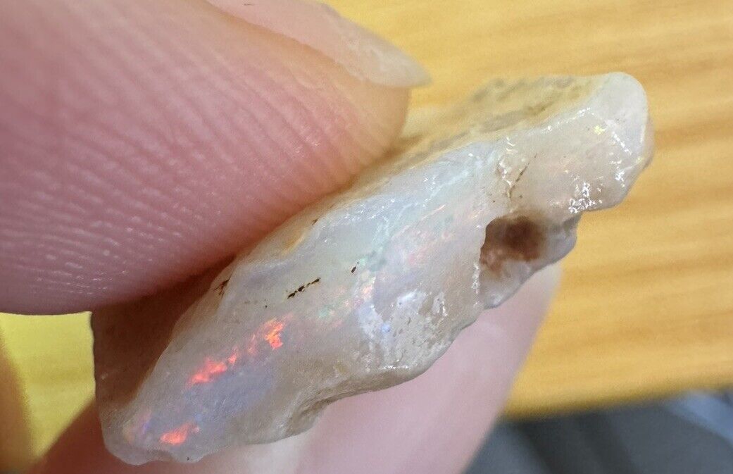 11.6 Carats Solid Rough Coober Pedy Opal Piece with Beautiful Colour