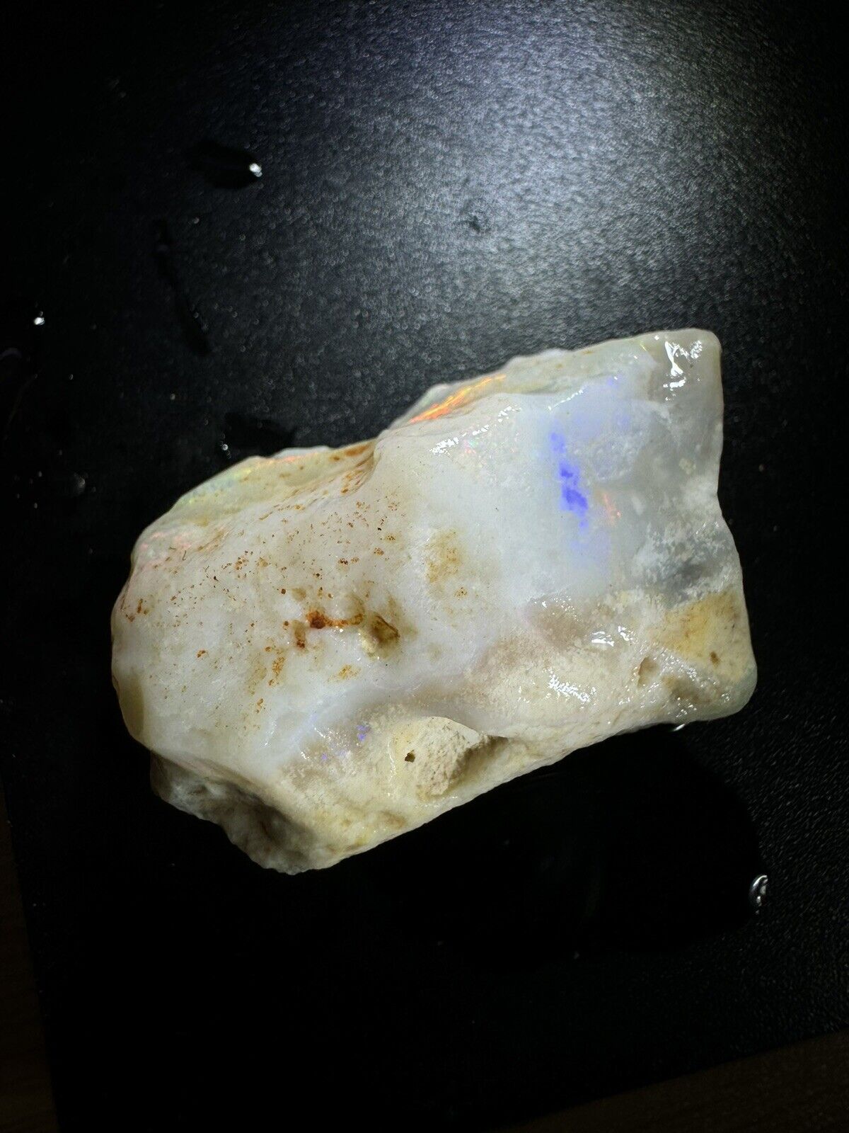 54.8 Carats Solid Rough Coober Pedy Opal Piece with Beautiful Colour B1
