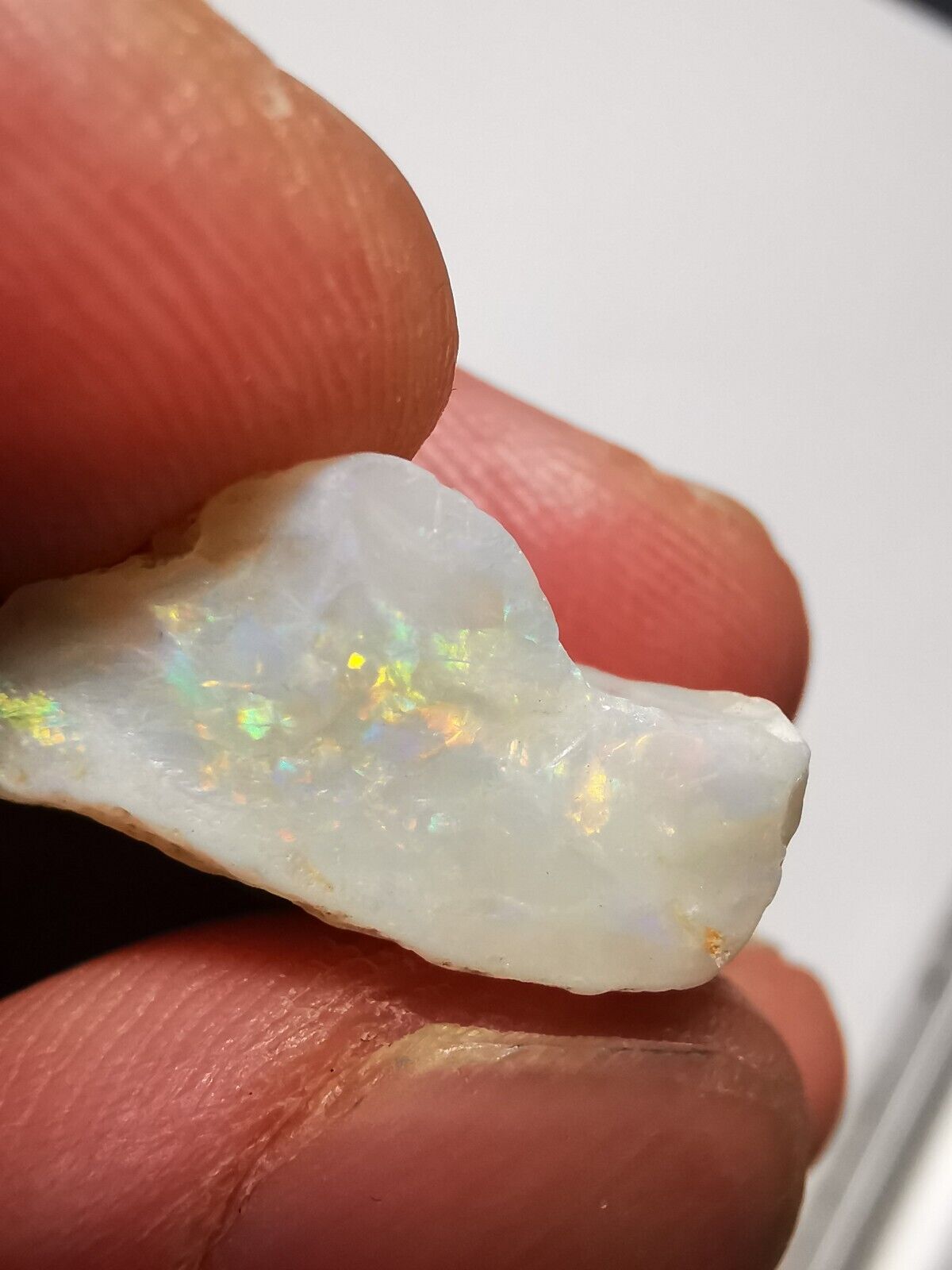 Coober Pedy 9.5ct B1 rough opal Piece with Beautiful Colour