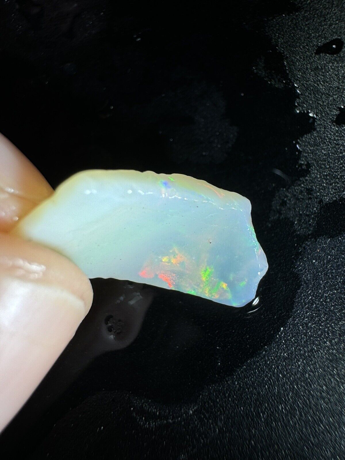 4.8 Carats Solid Rough Coober Pedy Opal Piece with Beautiful Colour B1