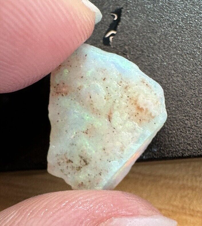 5.3 Carats Solid Rough Coober Pedy Opal Piece with Beautiful Colour