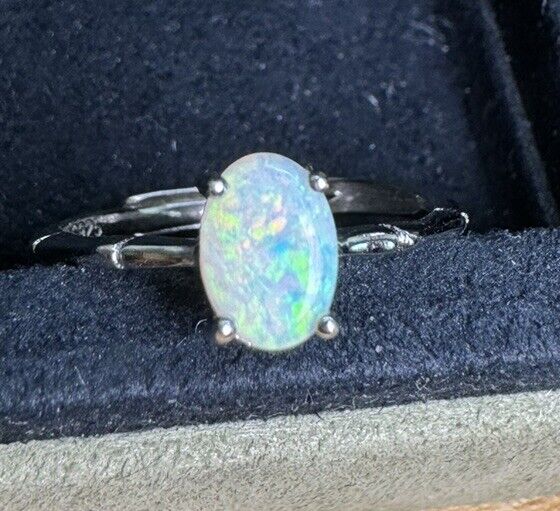 Opal Ring No.14 Multicolored oil paintings