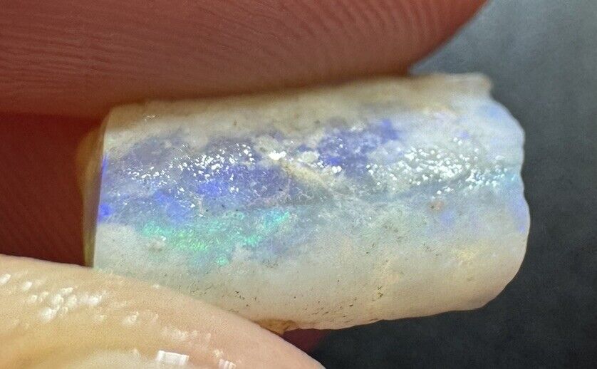 4.2 Carats Solid Rough Coober Pedy Opal Piece with Beautiful Colour