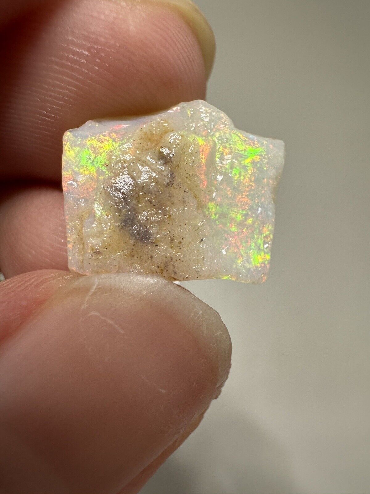 5.4 Carats Solid Rough Coober Pedy Opal with Beautiful Colour