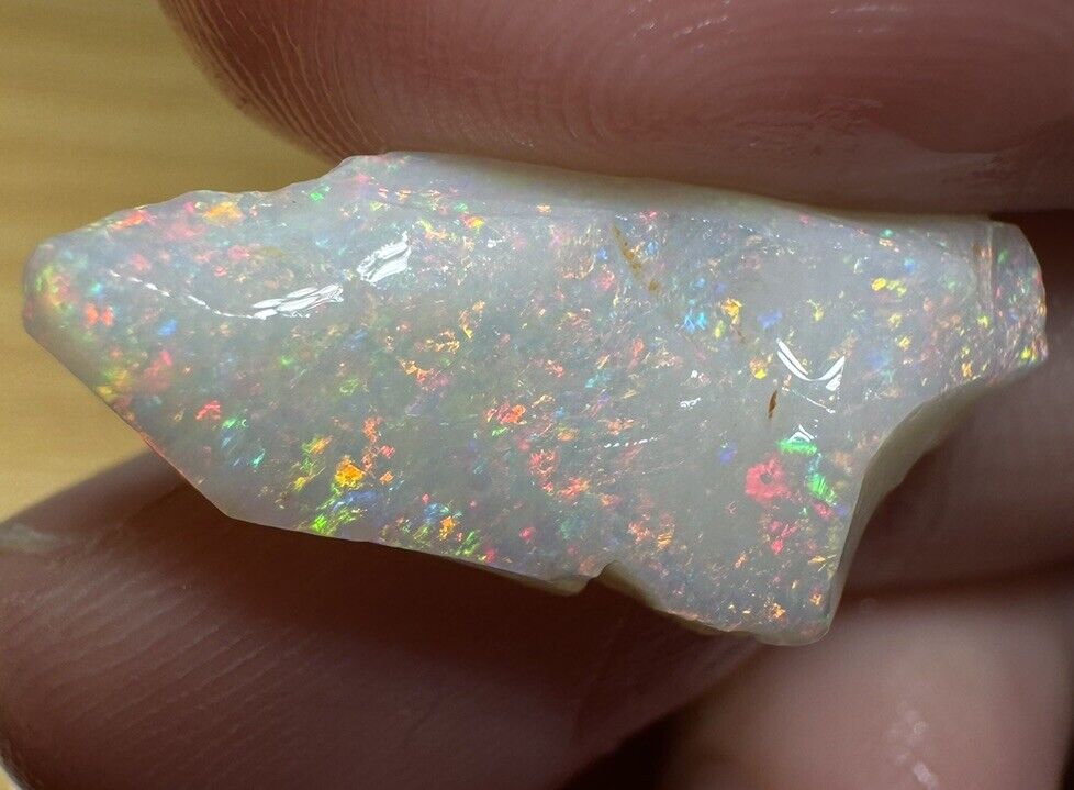 6 Carats Solid Rough Coober Pedy Opal Piece with Beautiful Colour C1