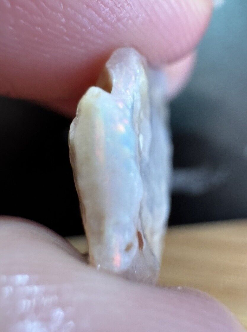11.6 Carats Solid Rough Coober Pedy Opal Piece with Beautiful Colour
