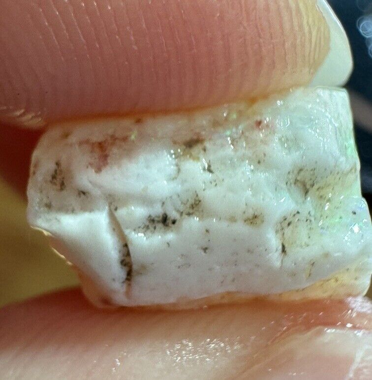 5.3 Carats Solid Rough Coober Pedy Opal Piece with Beautiful Colour