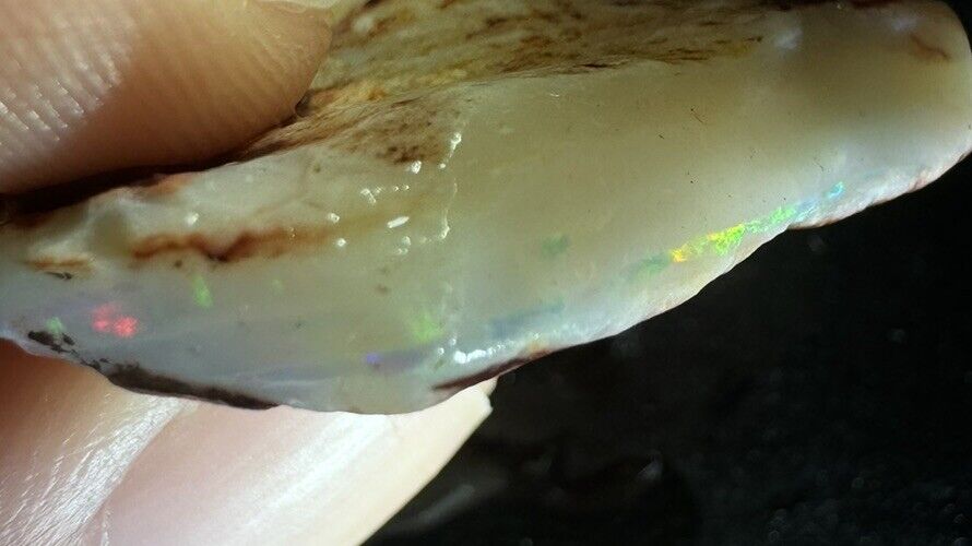 33.7 Carats Solid Rough Coober Pedy Opal Piece with Beautiful Colour B1