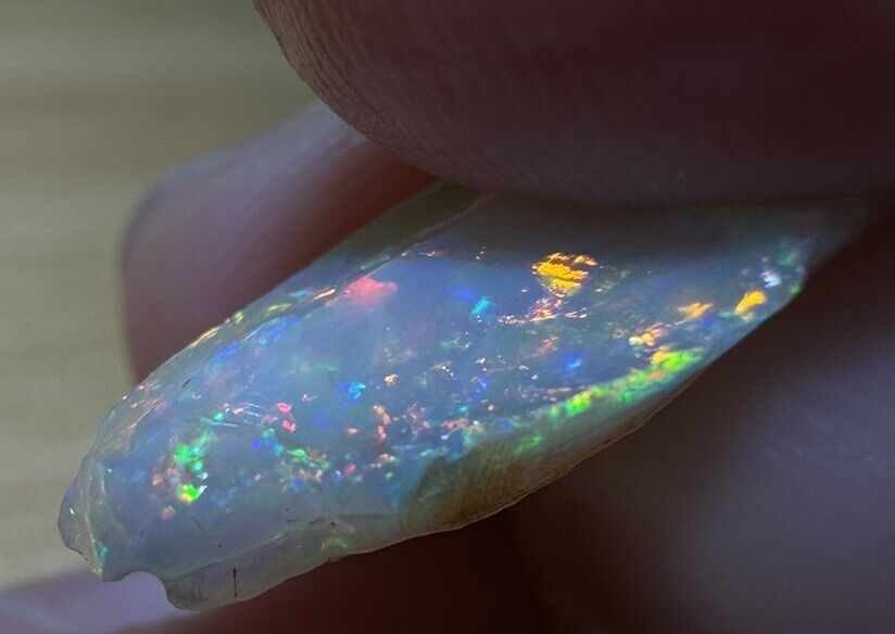 3 Carats Solid Rough Coober Pedy Opal Piece with Beautiful Colour C1