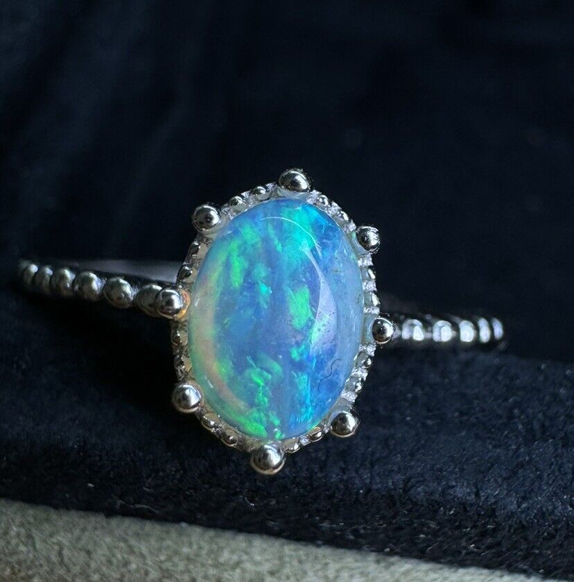 Opal Ring No.15 blue