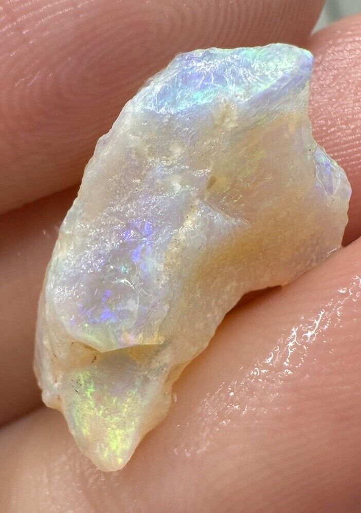 5.3 Carats Solid Rough Coober Pedy Opal Piece with Beautiful Colour