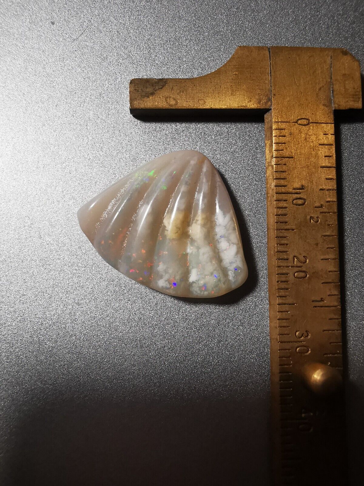 Australian Opal carving Piece, solid opal