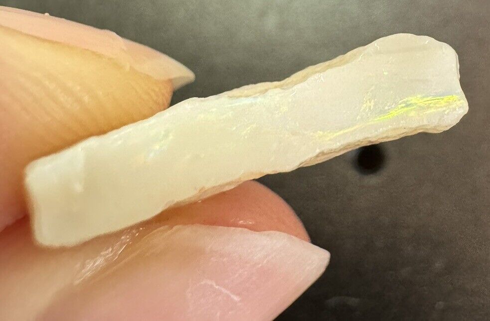 5 Carats Solid Rough Coober Pedy Opal Piece with Beautiful Colour