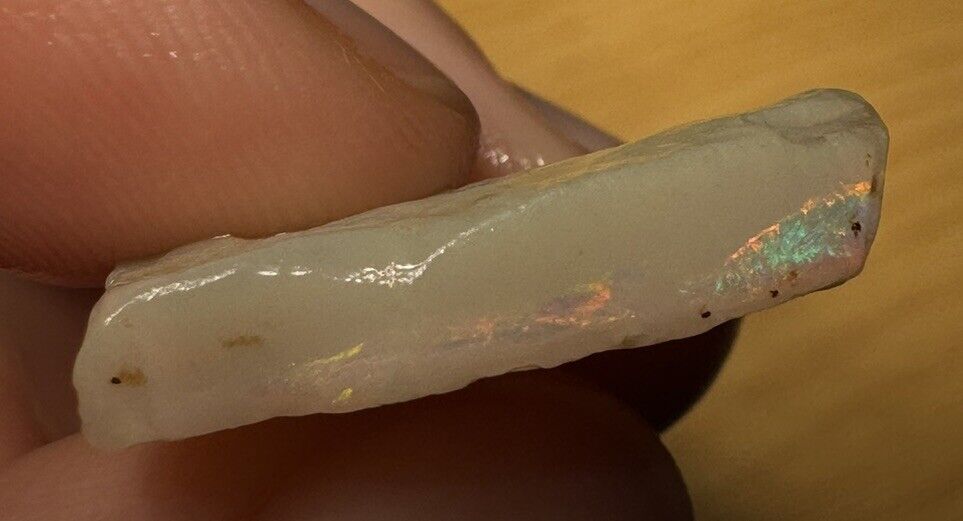 10.2 Carats Solid Rough Coober Pedy Opal Piece with Beautiful Colour B1