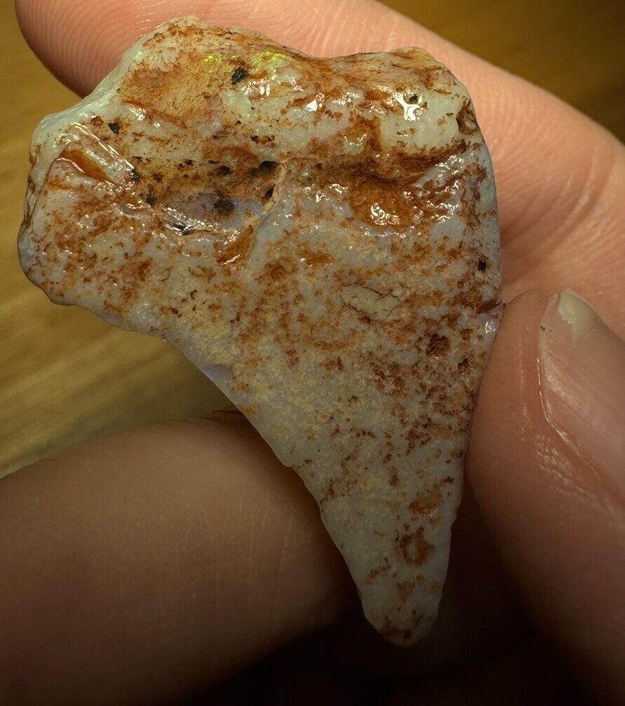 43.8 Carats Solid Rough Coober Pedy Opal Piece with Beautiful Colour C1