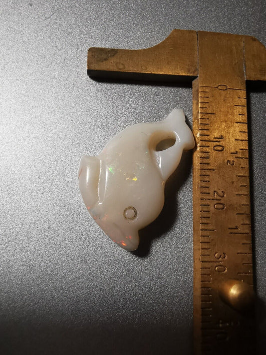 Australian Opal carving Piece, solid opal