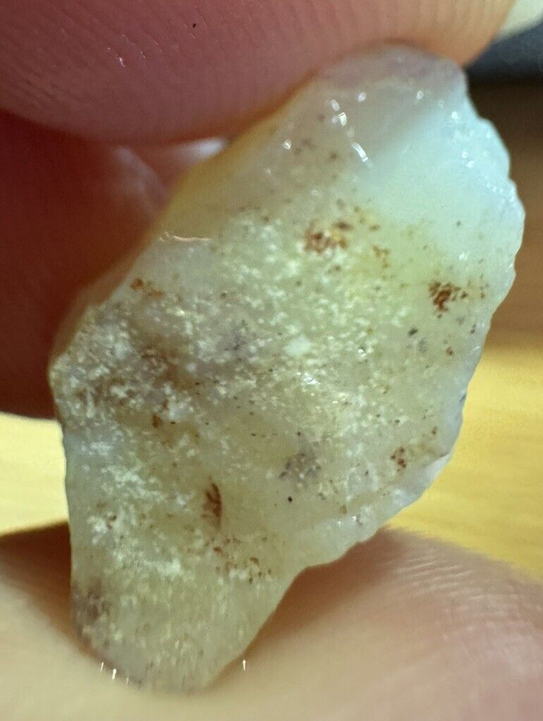 5.2 Carats Solid Rough Coober Pedy Opal Piece with Beautiful Colour