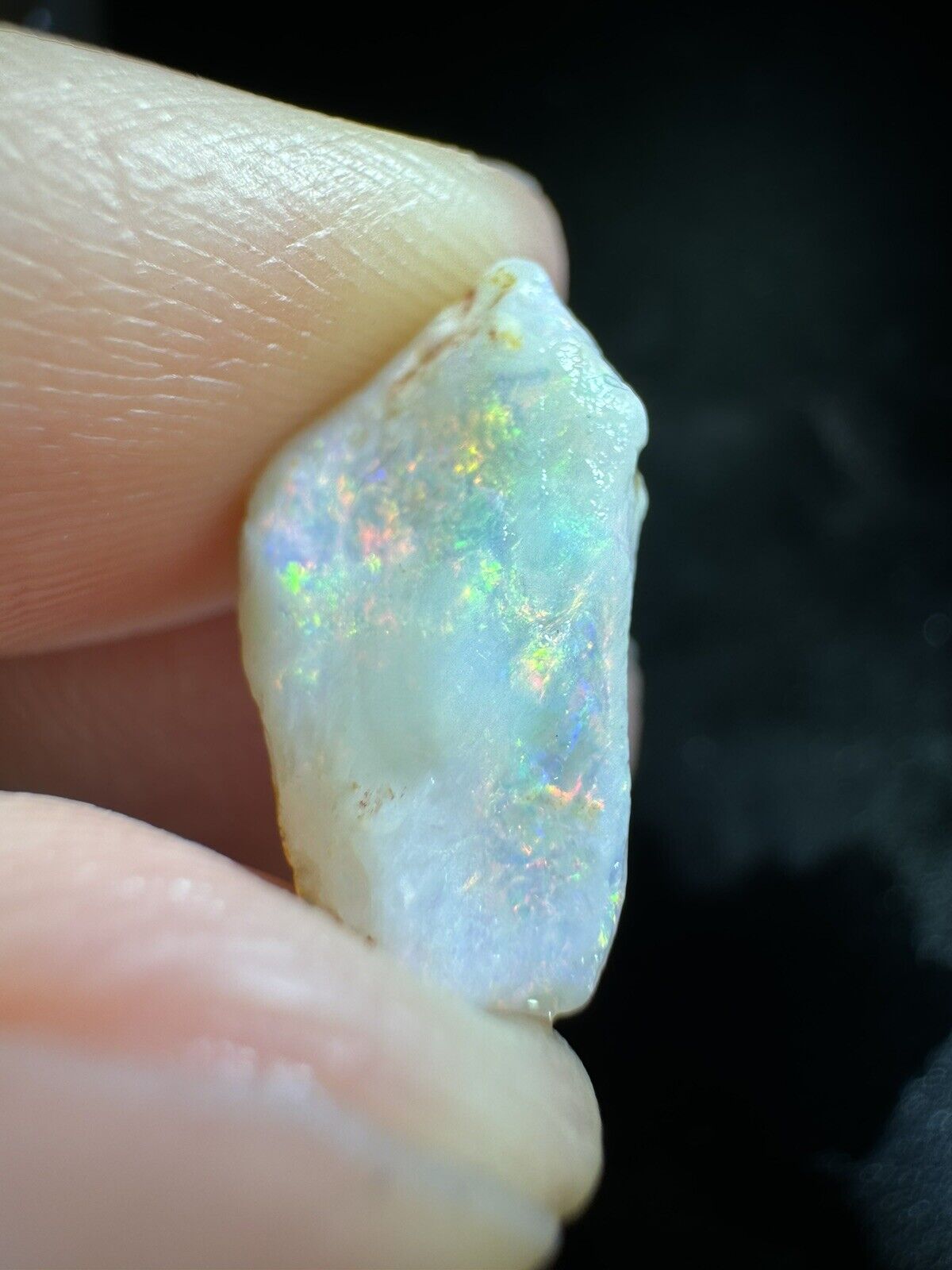 5 Carats Solid Rough Coober Pedy Opal Piece with Beautiful Colour B1