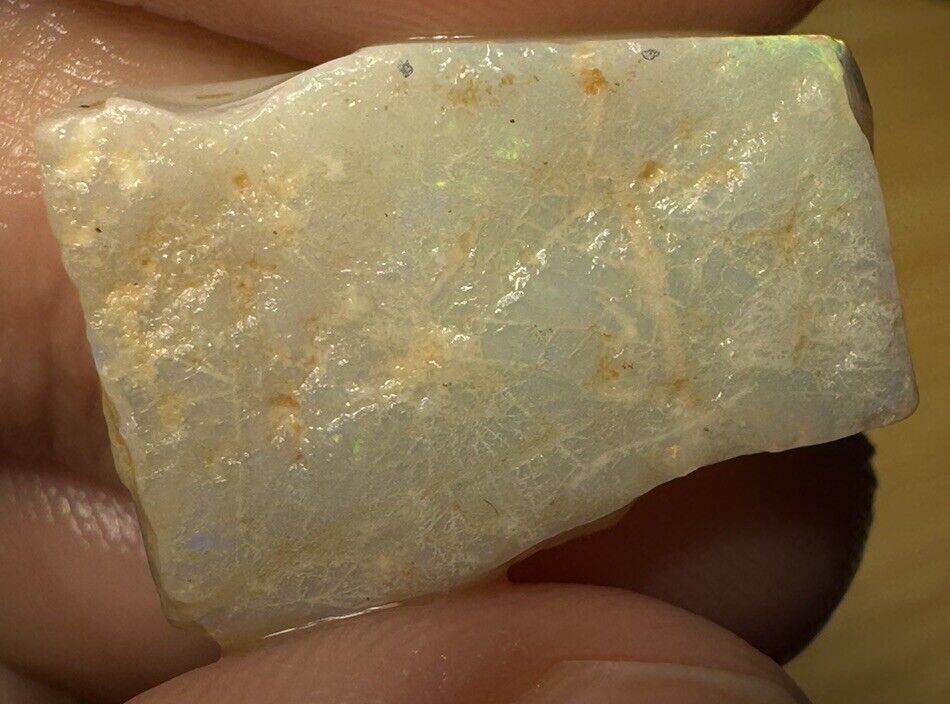 10.2 Carats Solid Rough Coober Pedy Opal Piece with Beautiful Colour B1