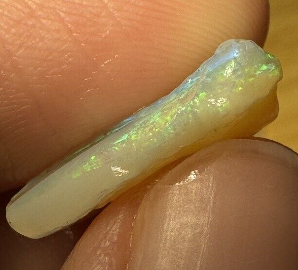 5.9 Carats Solid Rough Coober Pedy Opal Piece with Beautiful Colour B1