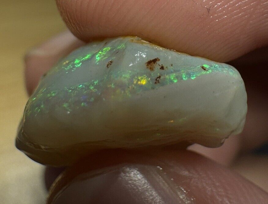 16.45 Carats Solid Rough Coober Pedy Opal Piece with Beautiful Colour C1