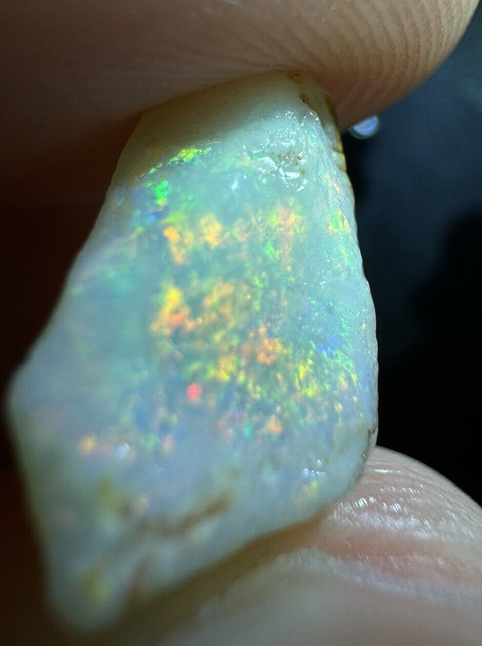 5 Carats Solid Rough Coober Pedy Opal Piece with Beautiful Colour B1