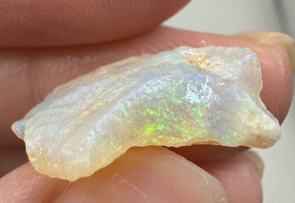 5.3 Carats Solid Rough Coober Pedy Opal Piece with Beautiful Colour