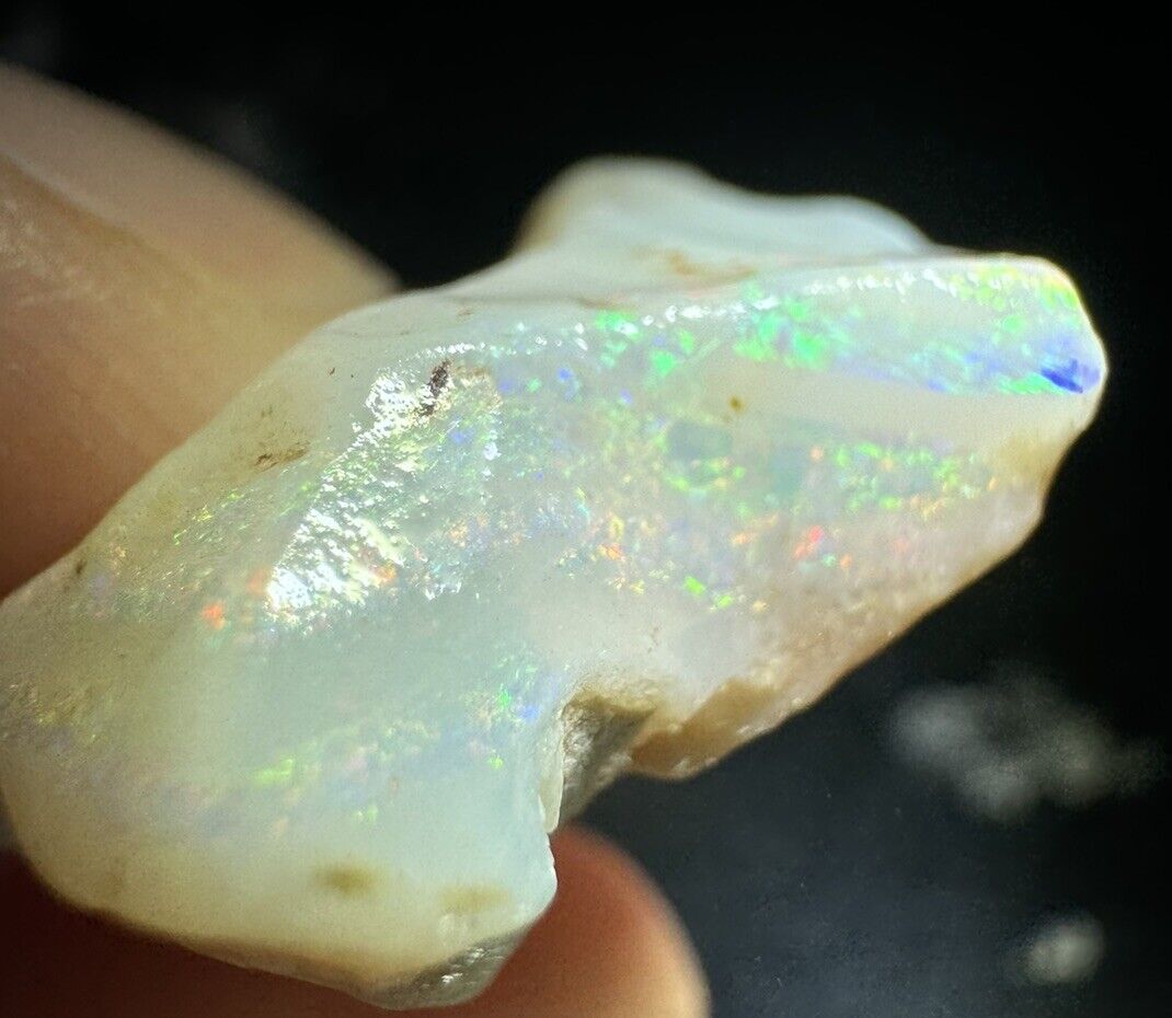 5 Carats Solid Rough Coober Pedy Opal Piece with Beautiful Colour B1