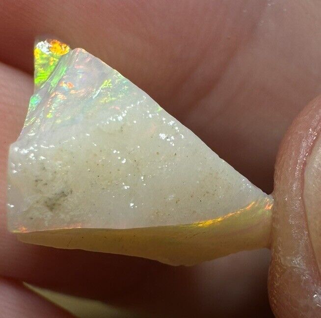 5 Carats Solid Rough Coober Pedy Opal Piece with Beautiful Colour C1
