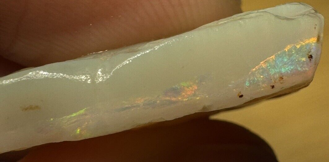 10.2 Carats Solid Rough Coober Pedy Opal Piece with Beautiful Colour B1