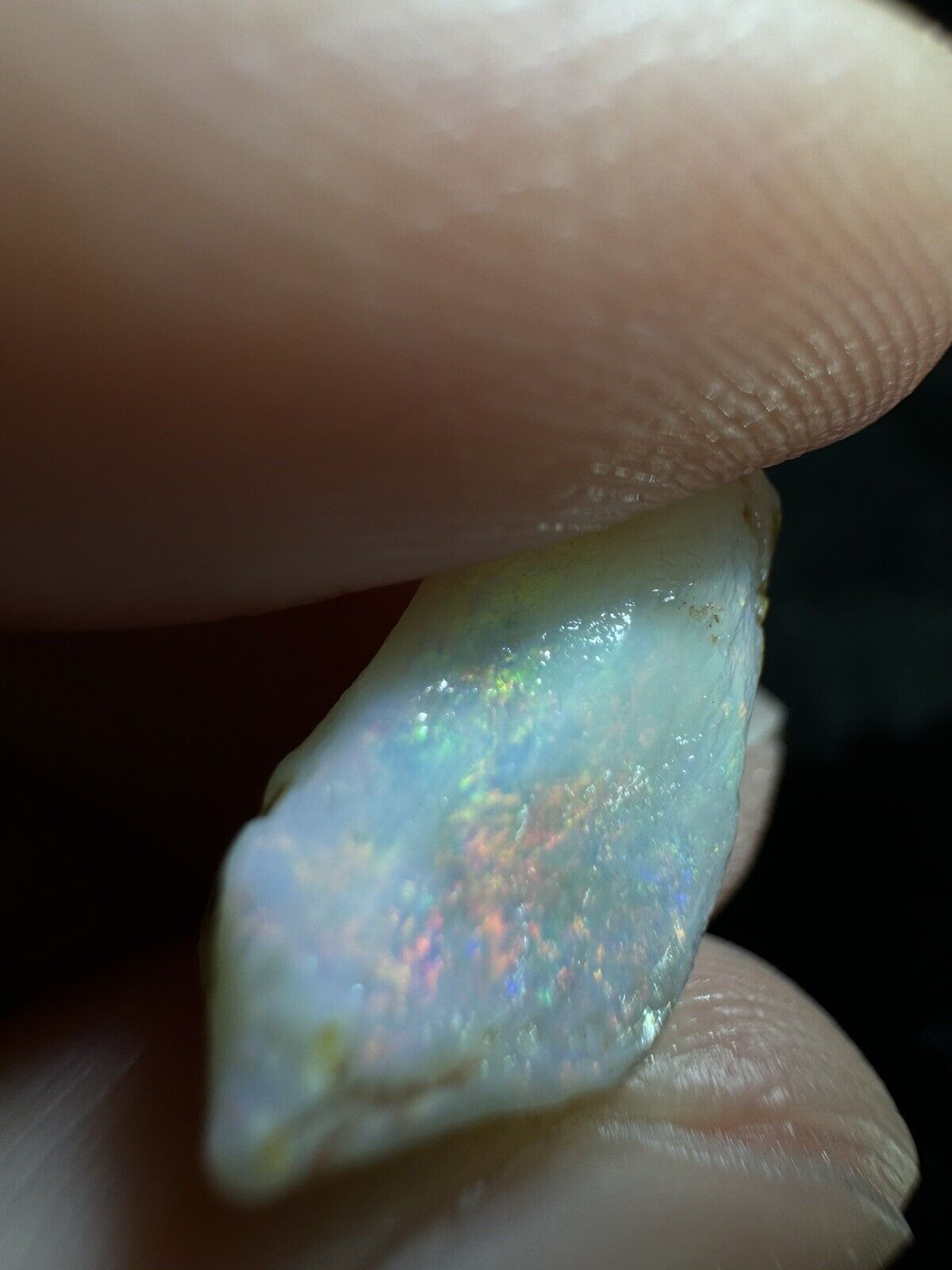 5 Carats Solid Rough Coober Pedy Opal Piece with Beautiful Colour B1