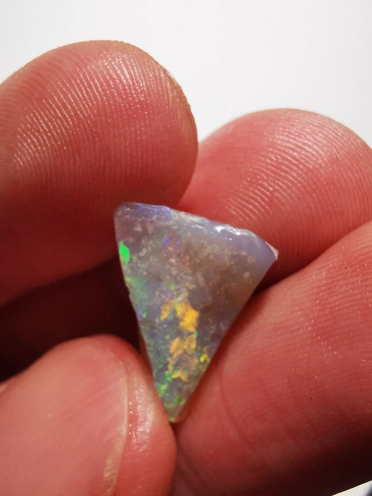 3.85 Carats Solid Rough Coober Pedy Opal Piece with Beautiful Colour B1