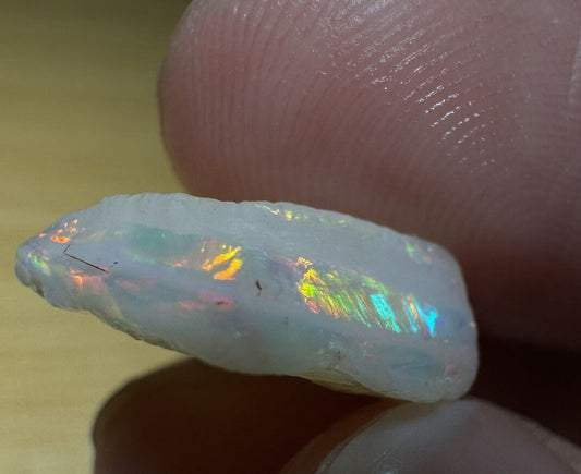 4.2 Carats Solid Rough Coober Pedy Opal Piece with Beautiful Colour C1