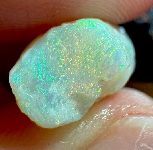 5.3 Carats Solid Rough Coober Pedy Opal Piece with Beautiful Colour