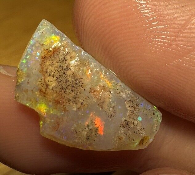 4.7 Carats Solid Rough Coober Pedy Opal Piece with Beautiful Colour B1