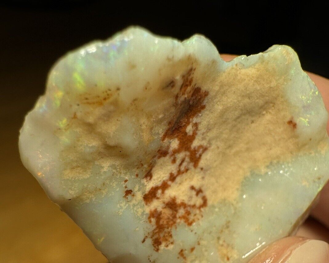 42.9 Carats Solid Rough Coober Pedy Opal Piece with Beautiful Colour B1